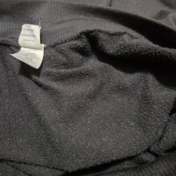 Black fleece leggings - Picture 3 of 3